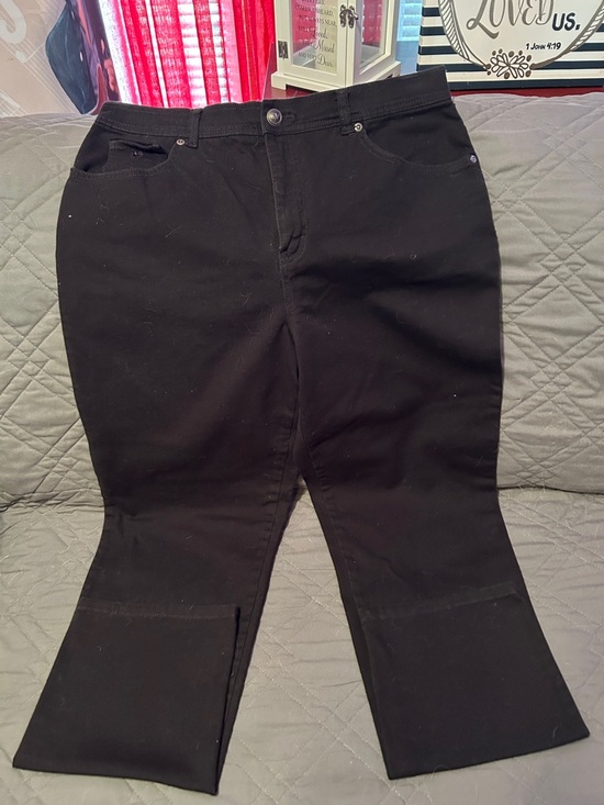 Gloria Vanderbilt Denim - Gloria Vanderbilt Black Flare Jeans